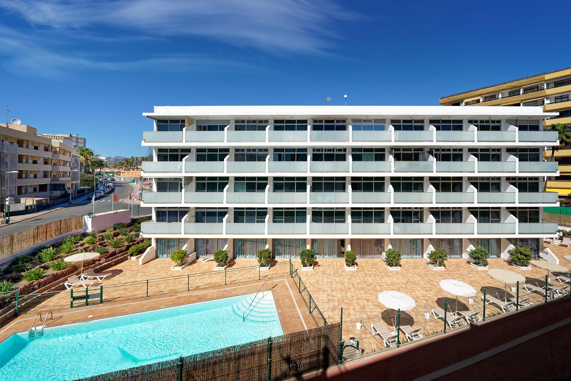 Apartamentos Strelitzias Playa del Inglés Exterior foto